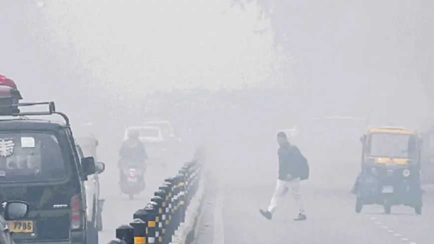 Delhi-NCR में प्रदूषण और कोहरे का सितम, कोहरे और प्रदूषण ने लोगों की बढ़ाई परेशानी