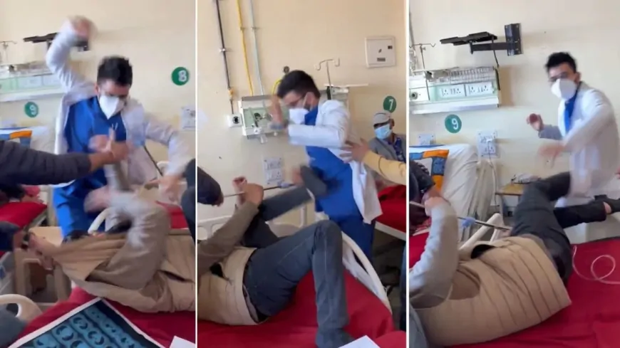 Himachal Pradesh : IGMC अस्पताल में हंगामा, डॉक्टर पर लगा मरीज को पीटने का आरोप