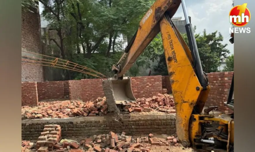 Punjab : लुधियाना में नगर निगम की बड़ी कार्रवाई, गैर-कानूनी इमारतों पर चलाया बुल्डोजर