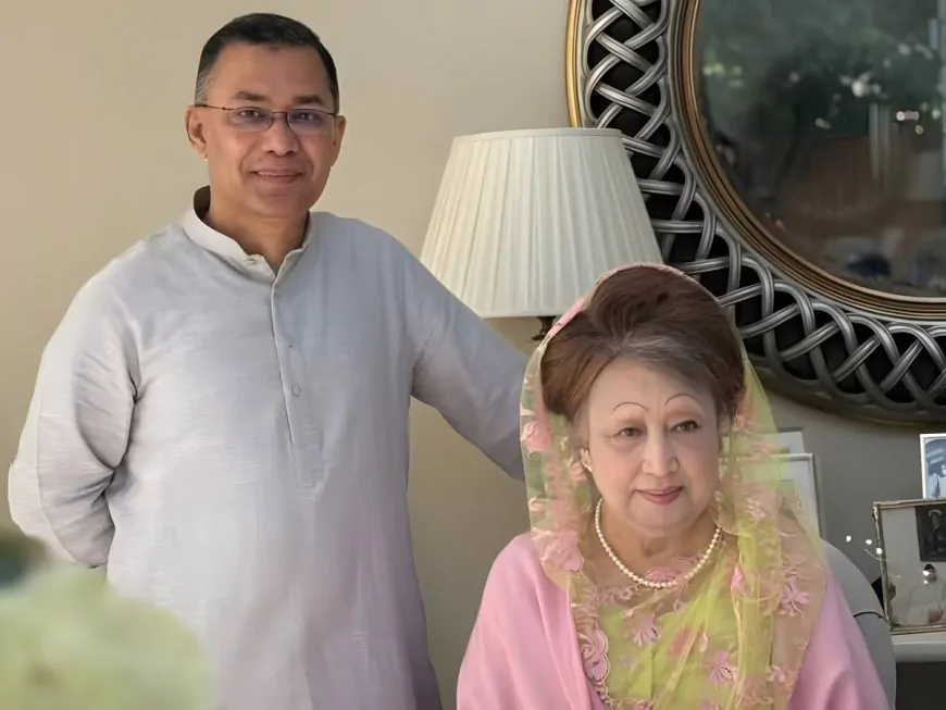 Bangladesh : 17 साल बाद अपने वतन लौटे BNP नेता तारिक रहमान, ढाका एयरपोर्ट पर समर्थकों की जुटी भीड़