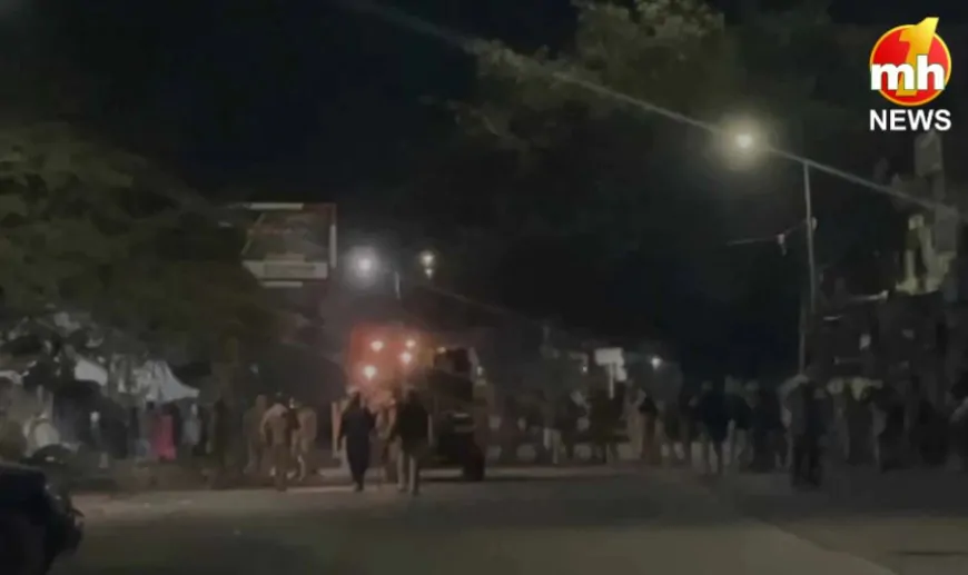 Rajasthan : जयपुर में आधी रात को पत्थर हटाने पर घमासान, भीड़ ने पुलिस पर किया पथराव, इंटरनेट बंद
