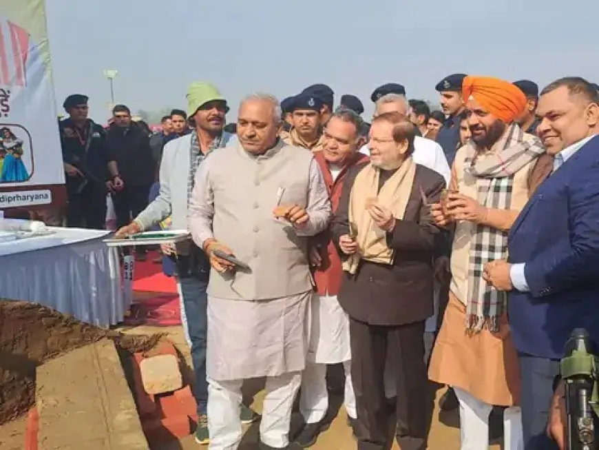 Haryana : CM सैनी पहुंचे राखीगढ़ी, हड़प्पन नॉलेज सेंटर का किया उद्घाटन