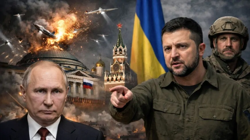 पुतिन को नींद में उड़ाने की साजिश नाकाम! 91 ड्रोन से रूसी राष्ट्रपति आवास पर हमला