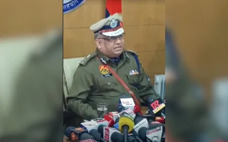 Haryana : प्रदेश के नए DGP अजय सिंघल ने संभाला पदभार, कानून-व्यवस्था के लेकर कही ये बात