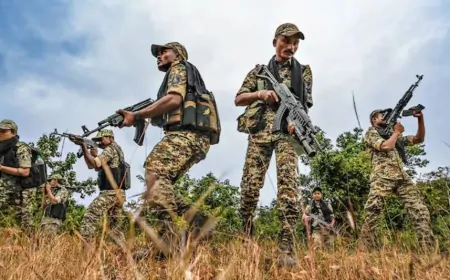 Chhattisgarh : बीजापुर-सुकमा में सुरक्षाबलों और नक्सलियों के बीच मुठभेड़, 14 नक्सली हुए ढेर