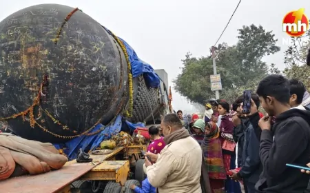 Bihar : गोपालगंज में पहुंचा विश्व का सबसे बड़ा शिवलिंग, इस दिन भव्य पूजा के साथ होगा स्थापित…