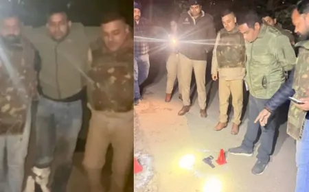 UP News : वाराणसी में एक बार फिर ‘लंगड़ा ऑपरेशन’ के तहत पुलिस की कार्रवाई, 1 लाख का इनामी शूटर गिरफ्तार