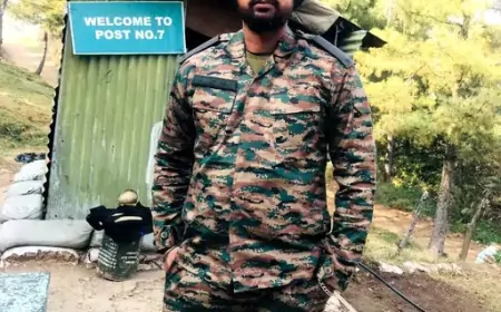 Punjab : नायब सूबेदार प्रगट सिंह जम्मू-कश्मीर में शहीद, CM मान ने शहादत पर जताया दुख 