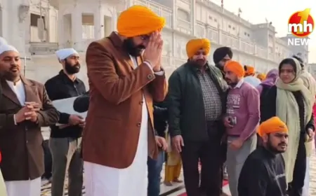 Punjab: श्री अकाल तख्त साहिब के समक्ष पेश हुए कैबिनेट मंत्री तरुणप्रीत सिंह सौंध