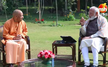 PM मोदी और CM योगी के बीच हुई हाई-लेवल मीटिंग, जानें किन मुद्दों पर हुई चर्चा…