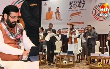 Haryana : CM सैनी ने AI बेस्ड बजट जनभागीदारी पोर्टल किया लॉन्च, नागरिकों को मिलेगा सुनहरा मौका… 