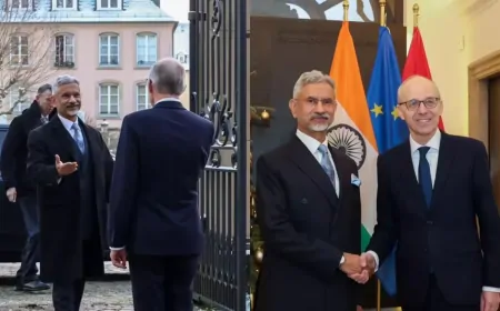 लक्जमबर्ग और फ्रांस के आधिकारिक यात्रा पर विदेश मंत्री डॉ एस. जयशंकर , अमेरिका और वेनेजुएला टकराव पर दी प्रतिक्रिया