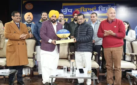 Punjab : "आप" के राष्ट्रीय संयोजक अरविंद केजरीवाल और CM भगवंत मान ने युद्ध नशे के विरुद्ध अभियान के दूसरे चरण का किया आगाज