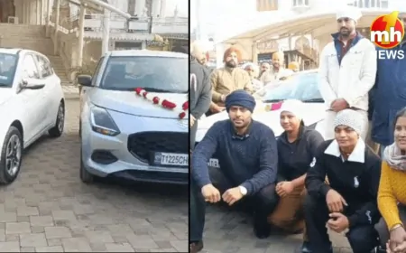 Punjab : पंजाबी सिंगर मनकीरत औलख ने निभाया अपना वादा, बाढ़ पीड़ितों को गिफ्ट की महंगी कारें…