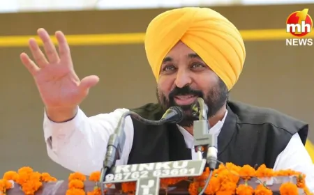 Punjab : CM मान का लुधियाना में कार्यक्रम, अरविंद केजरीवाल और मनीष सिसोदिया भी रहे मौजूद…