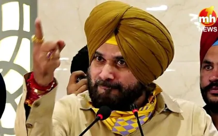 Punjab : शायराना अंदाज में नवजोत सिंह सिद्धू ने विरोधियों पर साधा निशाना, सोशल मीडिया पर वायरल हुआ वीडियो