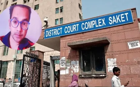 Delhi : साकेत कोर्ट की बिल्डिंग से कूदा कोर्ट का कर्मचारी, सुसाइड नोट भी छोड़ा