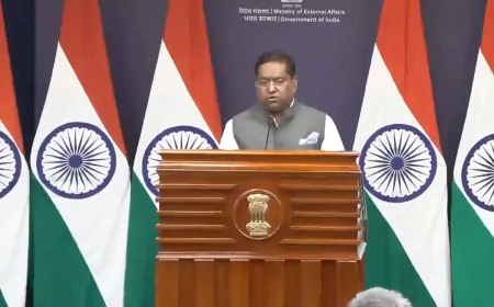 ट्रंप के 500 फीसदी टैरिफ पर MEA का जवाब, भारत का रुख जगजाहिर सस्ती एनर्जी हासिल करने के लिए प्रतिबद्ध