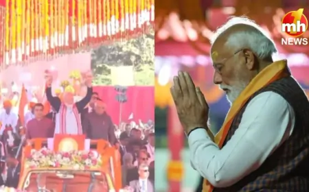 PM मोदी ने सोमनाथ मंदिर की भव्य शौर्य यात्रा में डमरू बजाकर किया श्रद्धालुओं का अभिवादन