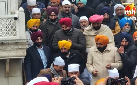 Punjab : CM भगवंत सिंह मान ने श्री अकाल तख्त साहिब में दिया स्पष्टीकरण