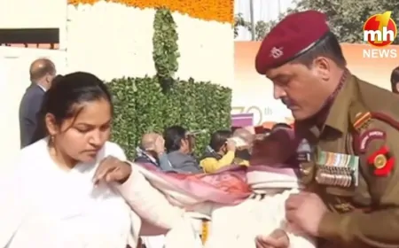 Rajasthan : मेडल लेने पहुंचीं बूढ़ी मां हुई बेहोश, भारत की रक्षा करते बलिदान हुए थे लान्स नायक प्रदीप कुमार