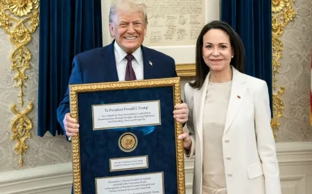 नोबेल मेडल मिलने पर ट्रंप गदगद, माचाडो को लेकर कह दी बड़ी बात