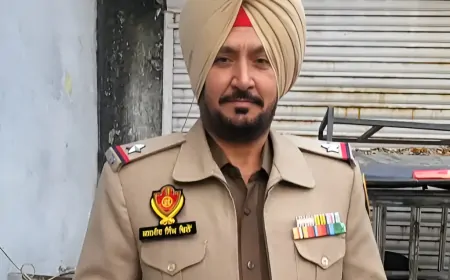 Punjab : लुधियाना में ASI कश्मीर सिंह की मौत, पिस्टल की सफाई करते समय चली थी गोली…