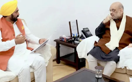 गृह मंत्री अमित शाह से मिले CM भगवंत सिंह मान, सीड एक्ट को लेकर जताई आपत्ति