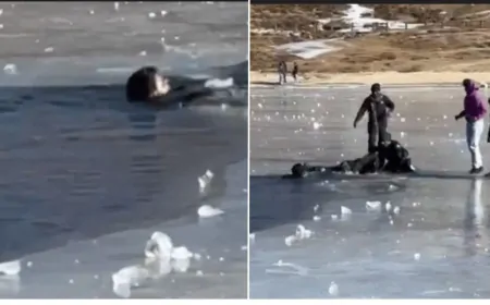 Arunachal Pradesh : जमी हुई झील पर मस्ती करना युवकों को पड़ा भारी, सेला लेक में डूबने से हुई मौत