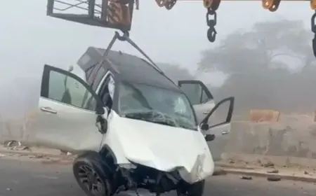 Punjab : बठिंडा में कोहरे का कहर, हाईवे पर कार डिवाइडर से टकराई, 5 की मौत