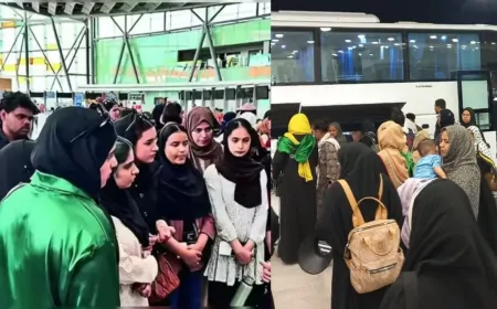 J&K : ईरान से 30 से अधिक कश्मीरी छात्रों की वतन वापसी, परिजनों ने केंद्र सरकार का जताया आभार 