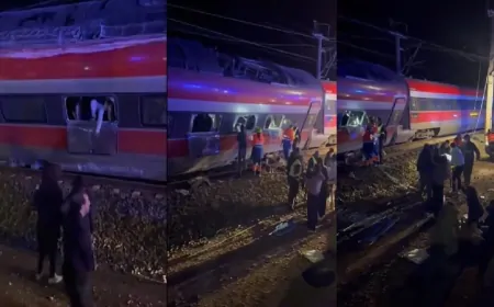 स्पेन में दो हाई स्पीड ट्रेनों के बीच टक्कर, 4 डिब्बे पटरी से उतरे, हादसे में 18 से ज्यादा यात्रियों की हुई मौत