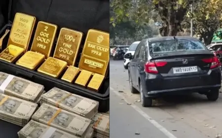 Chandigarh में पुलिस की बड़ी कार्रवाई, 1.21 किलो सोना और करोड़ों रुपये नकद किए जब्त