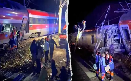 Spain : पटरी से उतरी हाई-स्पीड ट्रेन लगभग 21 से ज्यादा लोगों की मौत, दर्जनों यात्री घायल