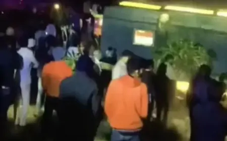 Haryana : दिल्ली-मुंबई एक्सप्रेसवे पर भयानक सड़क हादसा, यात्रियों से भरी बस पलटी, करीब 16 लोग घायल