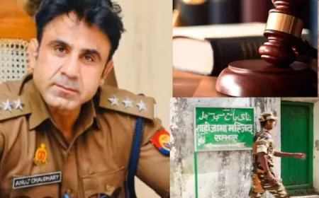 UP News : संभल जिला के CJM विभांशु सुधीर का ट्रांसफर, ASP अनुज चौधरी पर FIR दर्ज करने का दिया था आदेश