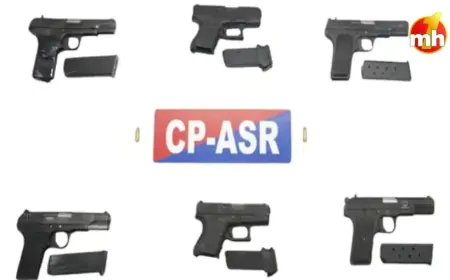 Punjab : अमृतसर में अवैध हथियार नेटवर्क पर पुलिस ने कसा शिकंजा, 2 लोग गिरफ्तार, 6 पिस्तल बरामद