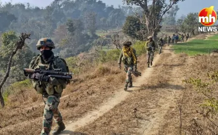 J&K : किश्तवाड़ में फिर हुई मुठभेड़, सुरक्षाबलों और आतंकियों के बीच फायरिंग…