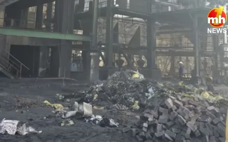 Chhattisgarh : DSC कोयला भट्ठे में विस्फोट से 7 मजदूरों की गई जान, स्टील प्लांट में मची अफरा-तफरी