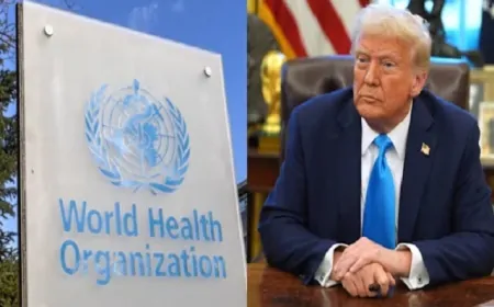 अमेरिका ने WHO से खुद को किया अलग, जिनेवा मुख्यालय के बाहर से हटाया अपना झंडा