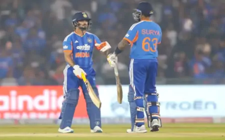 India Vs NZ T20 : सूर्या-ईशान की आंधी में उड़ी कीवी टीम, भारत ने 7 विकेट से जीता दूसरा मैच 