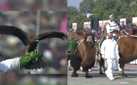 गणतंत्र दिवस परेड में पहली बार शामिल हुए शिकारी बाज, सेना ने नाम दिया ‘कर्ण-अर्जुन’