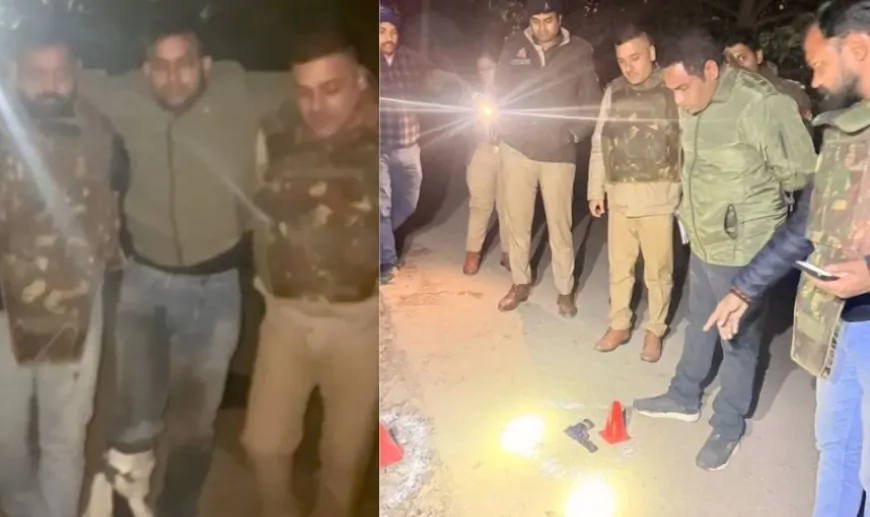 UP News : वाराणसी में एक बार फिर ‘लंगड़ा ऑपरेशन’ के तहत पुलिस की कार्रवाई, 1 लाख का इनामी शूटर गिरफ्तार