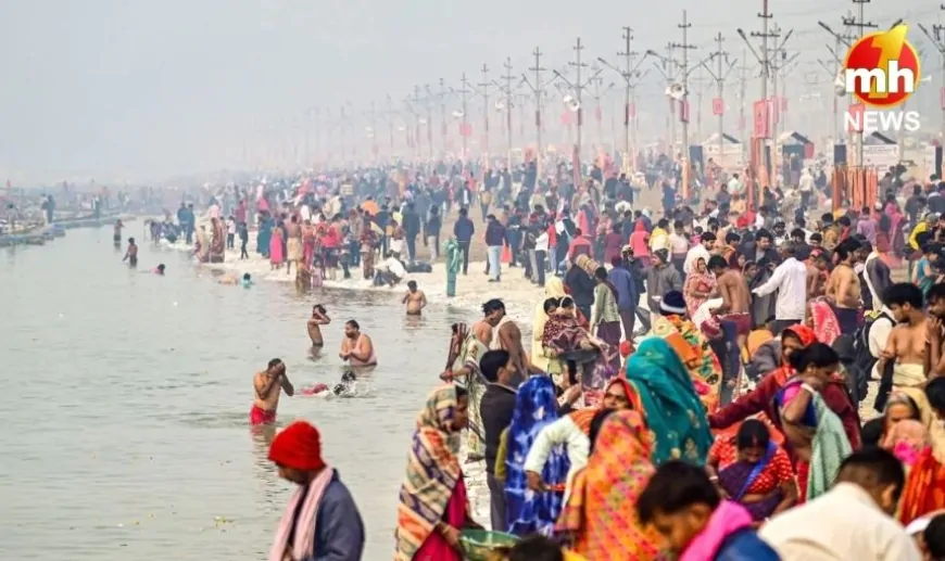 UP News : माघ मेला 2026 में पंचकोसी परिक्रमा का शुभारंभ, कई साधु-संतों ने निभाई सनातन परंपरा