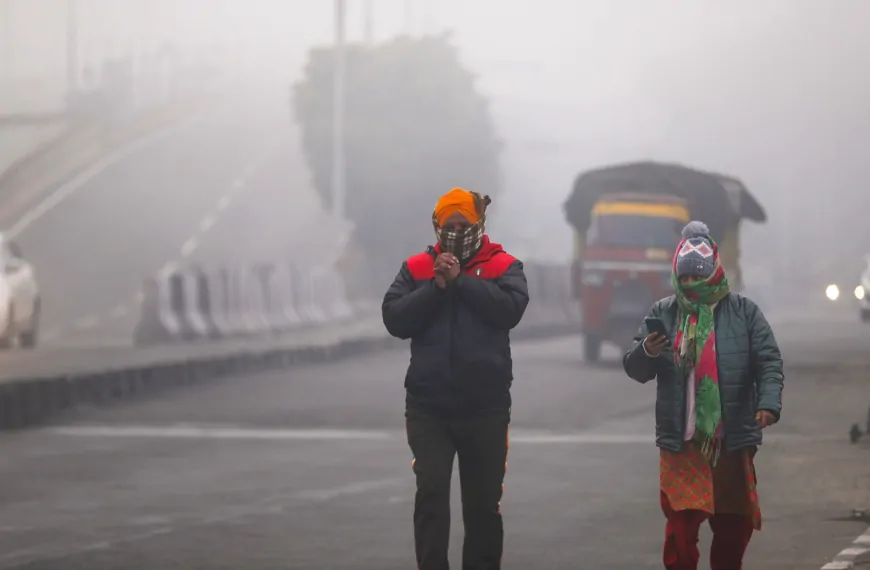 Punjab में घना कोहरा, लोहड़ी का उत्साह पड़ा फीका, दिल्ली में 2023 के बाद सबसे ज्यादा ठंड