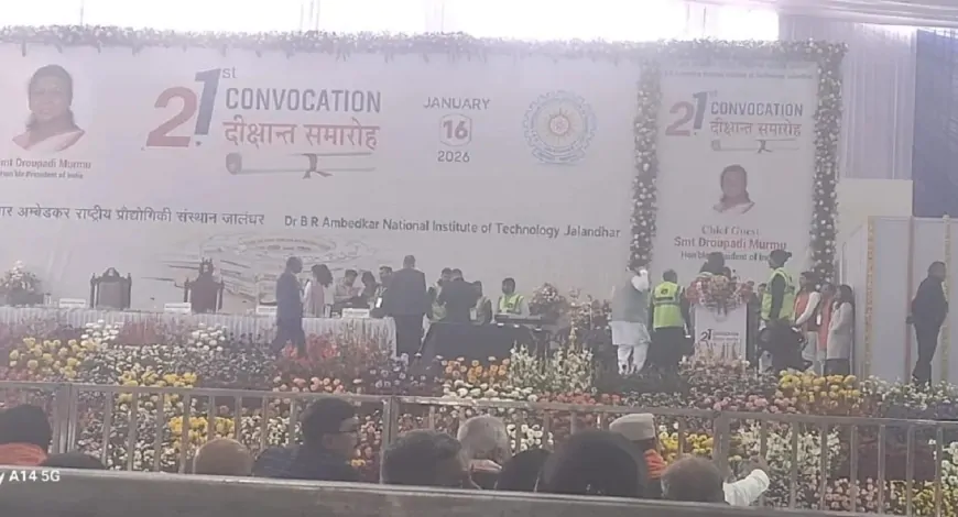 Punjab : NIT जालंधर के 21वें कन्वोकेशन समारोह में नहीं पहुंच सकीं राष्ट्रपति द्रौपदी मुर्मू, खराब मौसम बना कारण