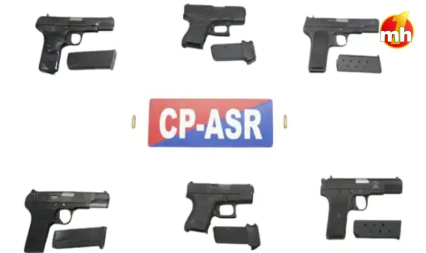 Punjab : अमृतसर में अवैध हथियार नेटवर्क पर पुलिस ने कसा शिकंजा, 2 लोग गिरफ्तार, 6 पिस्तल बरामद