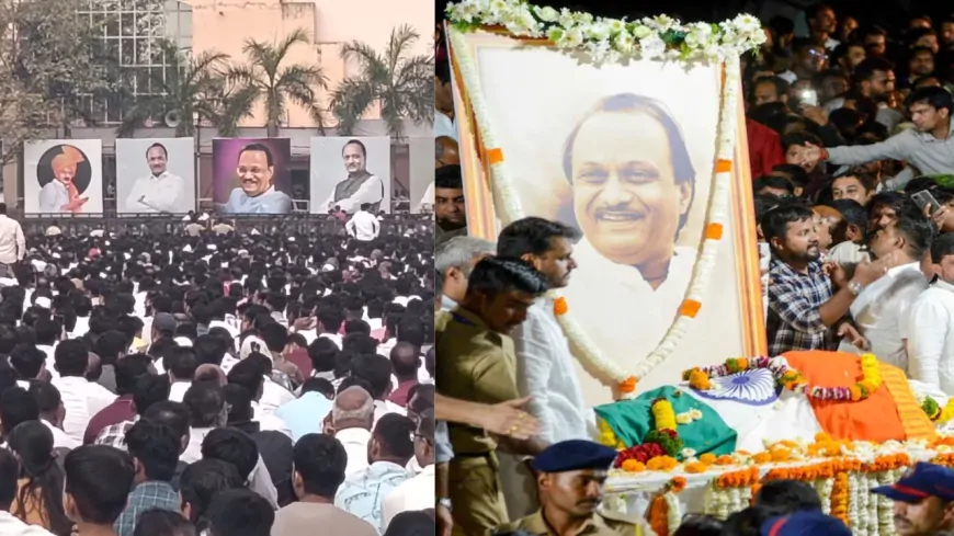 Maharashtra : “अजित दादा अमर रहें” के नारे और राजकीय सम्मान के साथ हुआ उपमुख्यमंत्री का अंतिम संस्कार