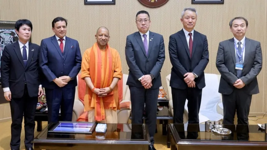 UP News : CM योगी से मिले जापानी प्रतिनिधिमंडल, ग्रीन हाइड्रोजन और रणनीतिक साझेदारी को मजबूत करने पर बनी सहमति