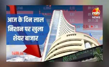 Union Budget 2026 : आज के दिन लाल निशान पर खुला शेयर बाजार,  सेंसेक्स 119 तो Nifty दिखी  25,300 के नीचे